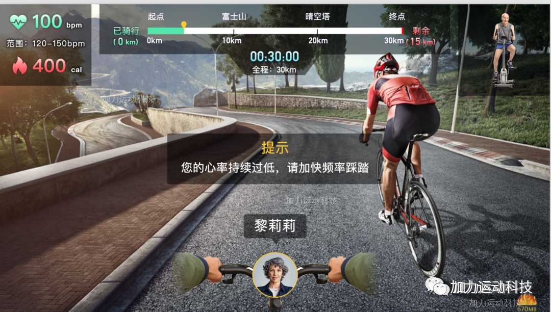 加力智能单车
